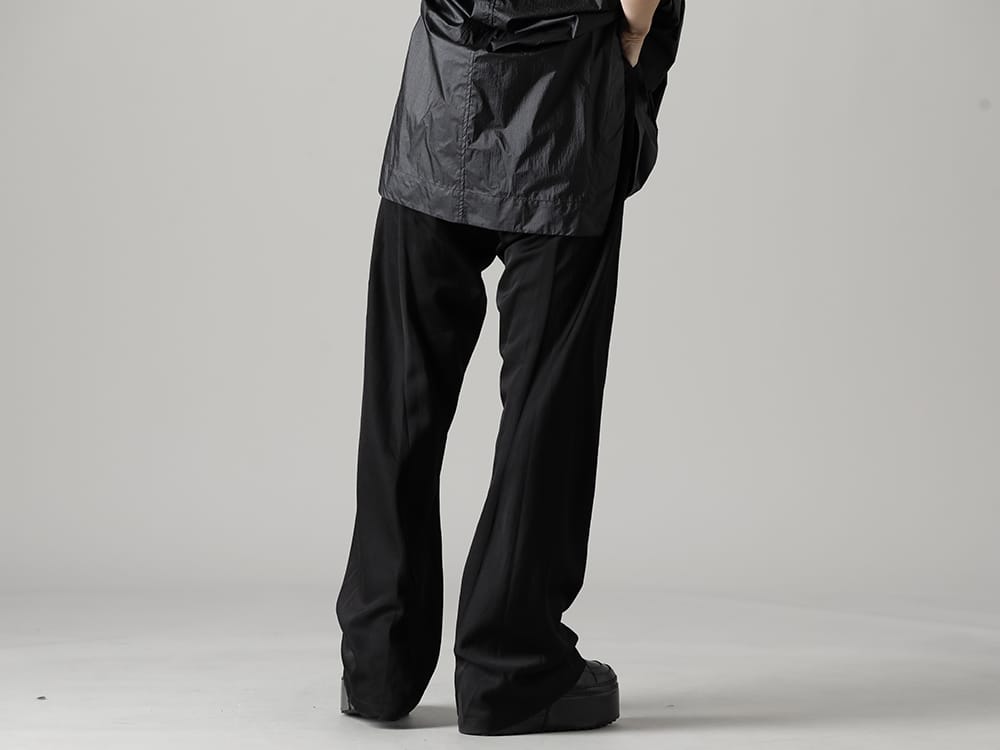 ユリウス 2023SS - JULIUS(ユリウス) 2023SSコレクションより第4弾目のアイテムがデリバリー！只今より店頭・通販共に販売スタート！ - 817PAM10(キュプラ/コットン/リネン サテン フレアパンツ) - 1-017