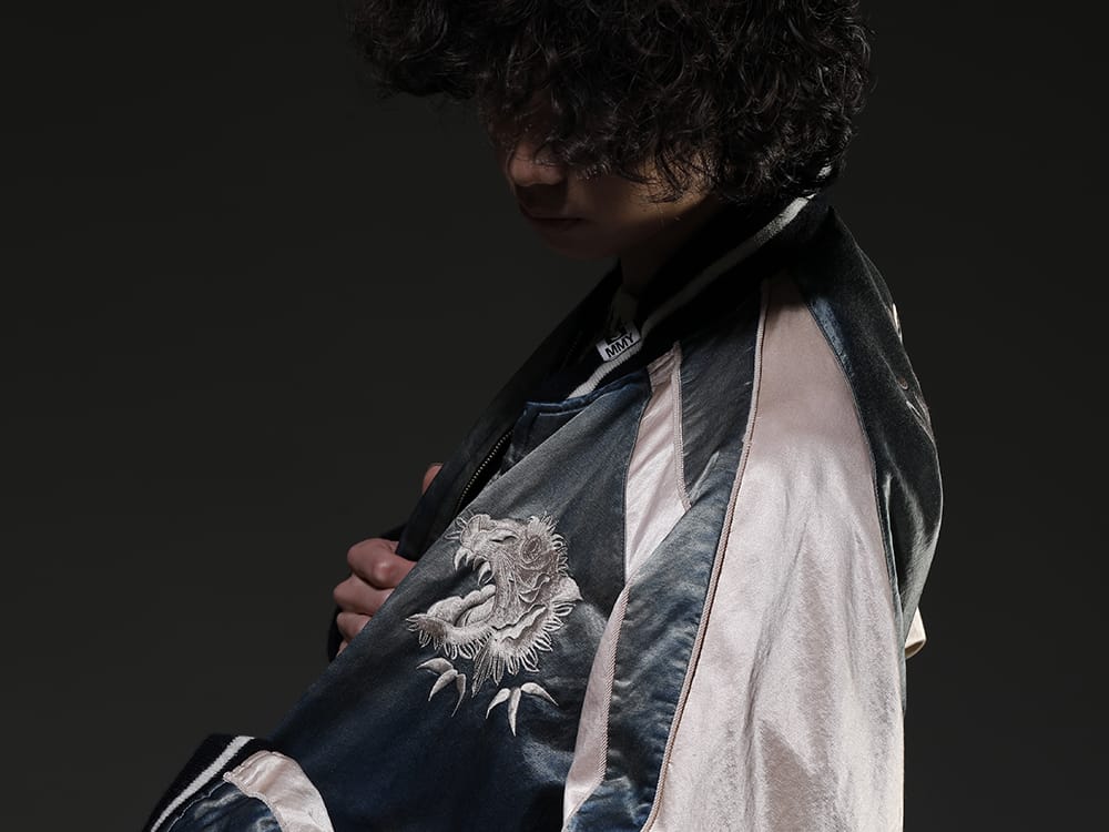 メゾンミハラヤスヒロ 2023SS 見出し2 - J10BL051-Blue(クラシックフェードスカジャン Blue) - 2-005