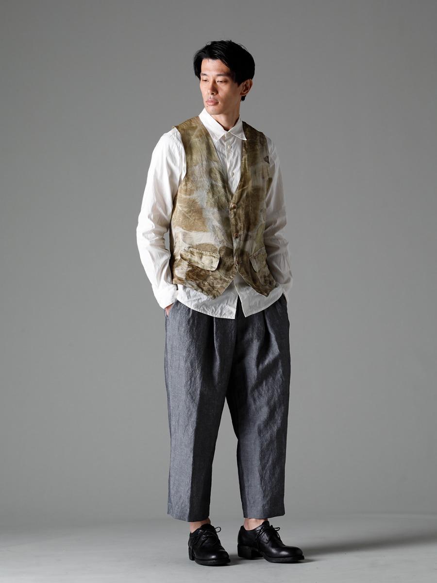 NOUSAN 23SS The botanical prints are produced by hand-worked 