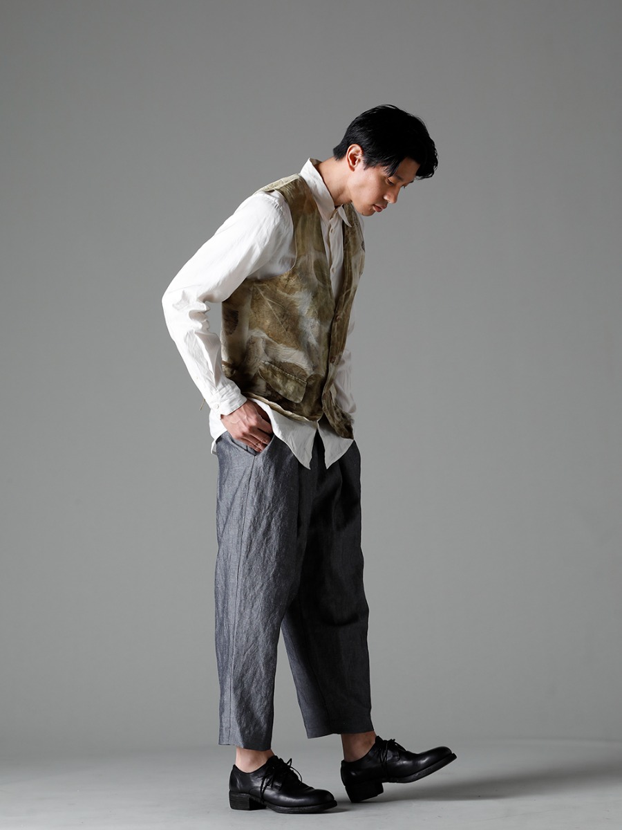 NOUSAN 23SS The botanical prints are produced by hand-worked 