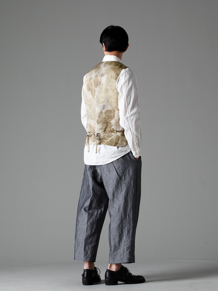 NOUSAN 23SS The botanical prints are produced by hand-worked 