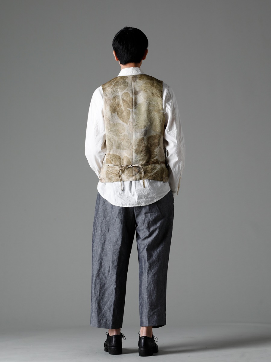 NOUSAN 23SS The botanical prints are produced by hand-worked 
