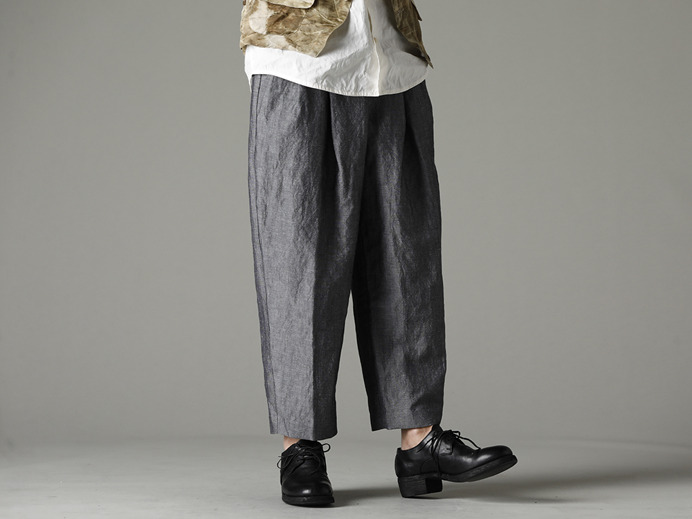 NOUSAN 23SS Simple items emphasize the beautiful prints. - ankle ankle：2-Tuck Wide Pants - 792Z Classic Derby Shoes Double Sole - Horse Full Grain Leather 3-006