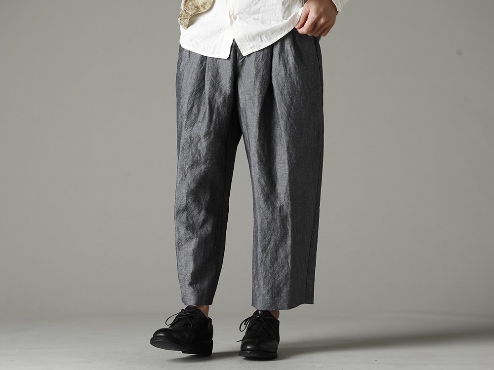 NOUSAN 23SS Simple items emphasize the beautiful prints. - ankle ankle：2-Tuck Wide Pants - 792Z Classic Derby Shoes Double Sole - Horse Full Grain Leather 3-007