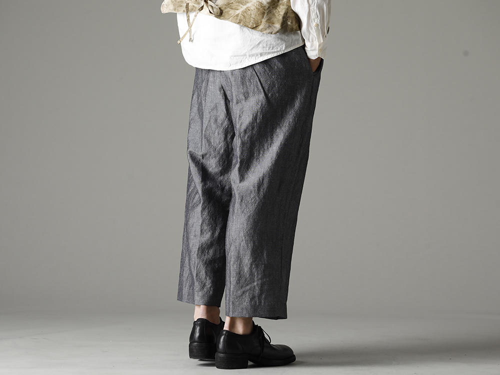 NOUSAN 23SS Simple items emphasize the beautiful prints. - ankle ankle：2-Tuck Wide Pants - 792Z Classic Derby Shoes Double Sole - Horse Full Grain Leather 3-008