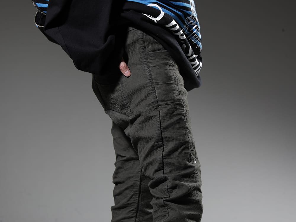 ボリス ビジャン サベリ 2022-23AW クラフト感漂う、定番スリムパンツ - P13-TF-FIF10003-WEHR-GRUN(P13. TF FIF10003 WEHR GRÜN) - 3-005