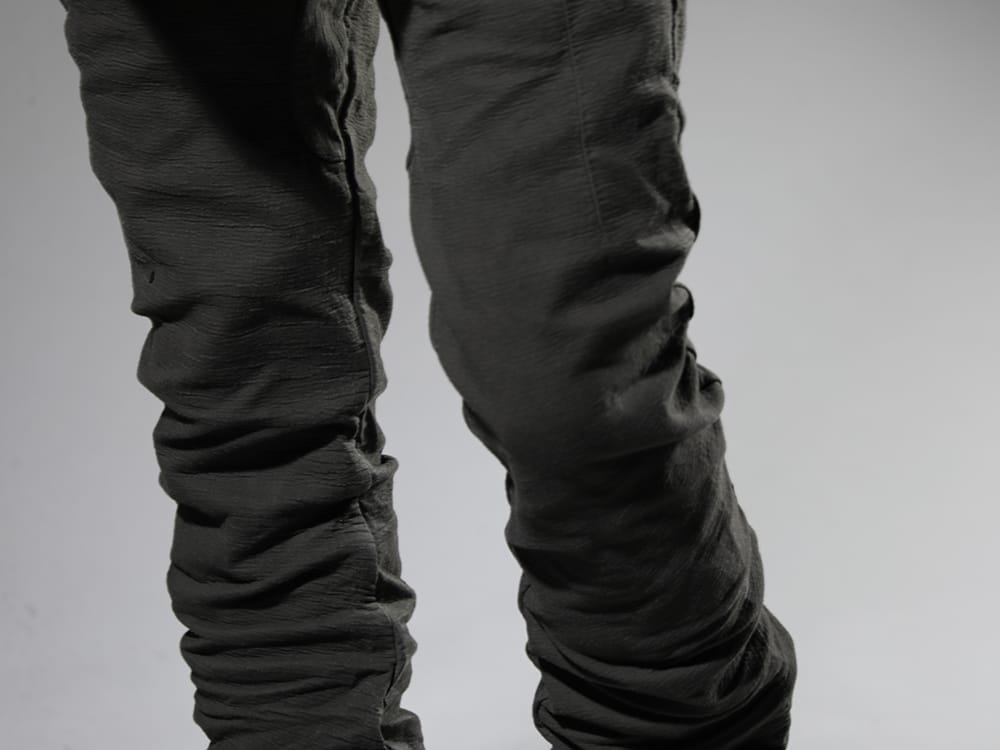 ボリス ビジャン サベリ 2022-23AW クラフト感漂う、定番スリムパンツ - P13-TF-FIF10003-WEHR-GRUN(P13. TF FIF10003 WEHR GRÜN) - 3-006