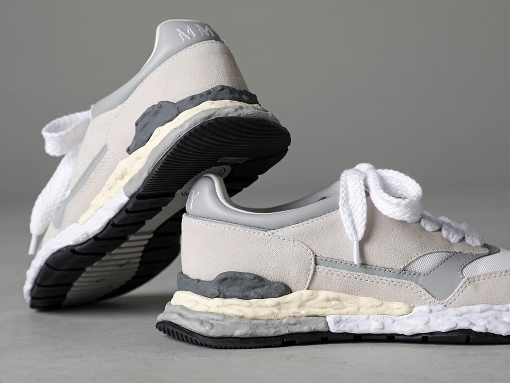 Maison MIHARAYASUHIRO - メゾン ミハラヤスヒロ 2023SS Maison MIHARAYASUHIRO - メゾン ミハラヤスヒロ - 2023SS collection A10FW701 - -ジョージ- オリジナルソール ミックス マテリアル スニーカー 1-006