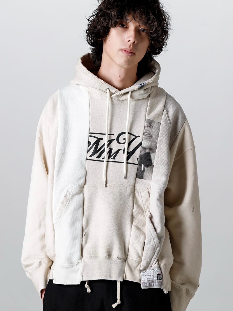 Maison MIHARAYASUHIRO - メゾン ミハラヤスヒロ 2023SS Maison MIHARAYASUHIRO - メゾン ミハラヤスヒロ - 2023SS collection A10HD581 - バーティカルスウィッチングフーディ. 2-002