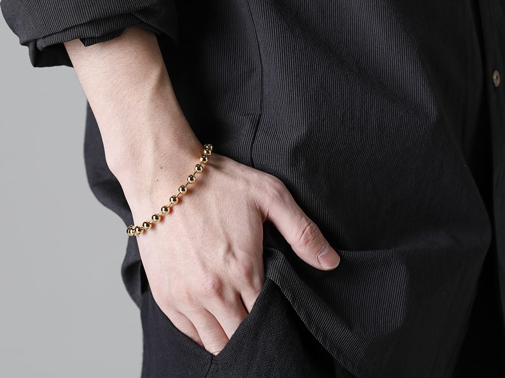 TAKAHIROMIYASHITATheSoloist 2023SS ball chain bracelet. 3-003