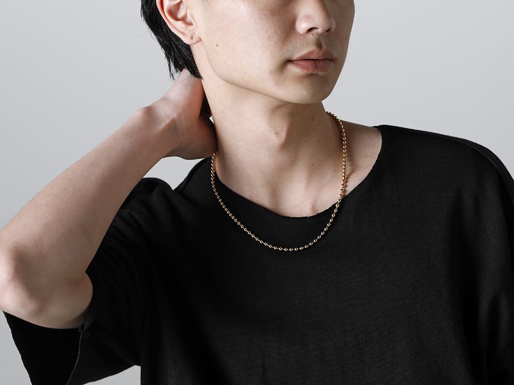 TAKAHIROMIYASHITATheSoloist 2023SS ball chain necklace. 4-003