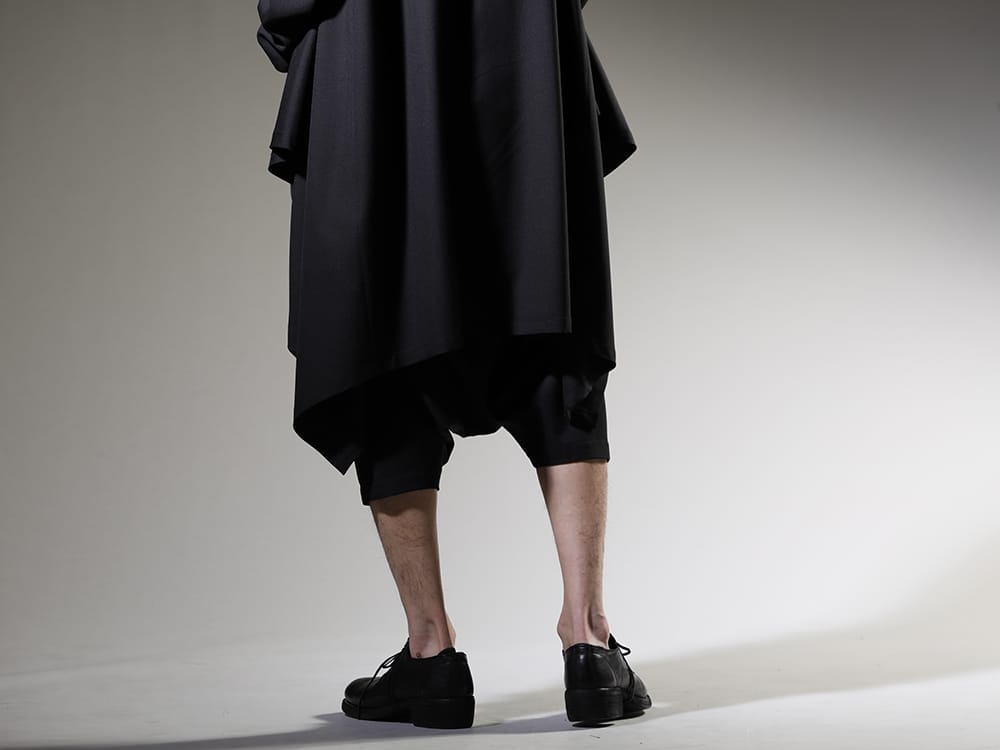 グラウンドワイ / グイディ 2023SS 春夏らしいミニマルなシルエットで、涼しげな雰囲気を演出 - GI-P02-100(フロントタック サルエルパンツ) 792Z(クラシック ダービーシューズ レースアップ ダブルソール - ホース フルグレイン - 792Z) - 3-003