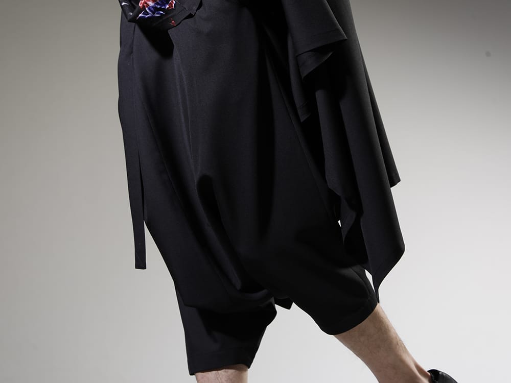 グラウンドワイ 2023SS 春夏らしいミニマルなシルエットで、涼しげな雰囲気を演出 - GI-P02-100(フロントタック サルエルパンツ) - 3-004