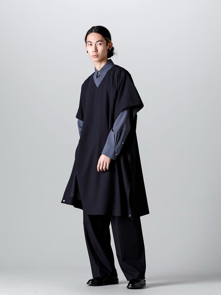 IRENISA 2023SS Styling - IRENISA Pullover Cape Layered Style!! Enjoy a variety of styling! IRENISA's new 