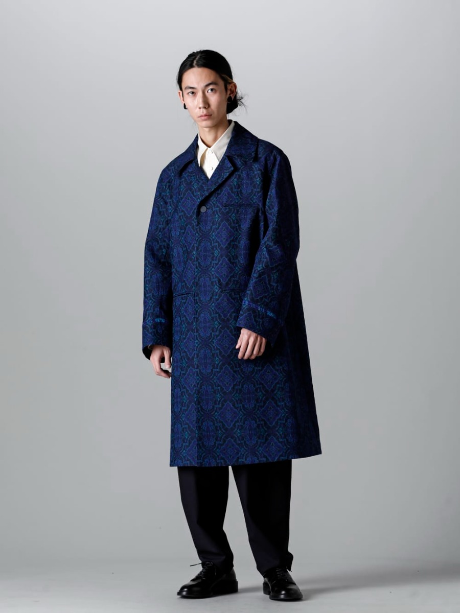 IRENISA - イレニサ 2023SS スタイリング - IRENISA アトリエコートを使用した春コーディネイト！ - IH-23SS-C018-MN - アトリエコート - IH-23SS-P021-MT - スリータックテーパードパンツ - IH-22SS-S001-RC - レザーシューズ 1-001