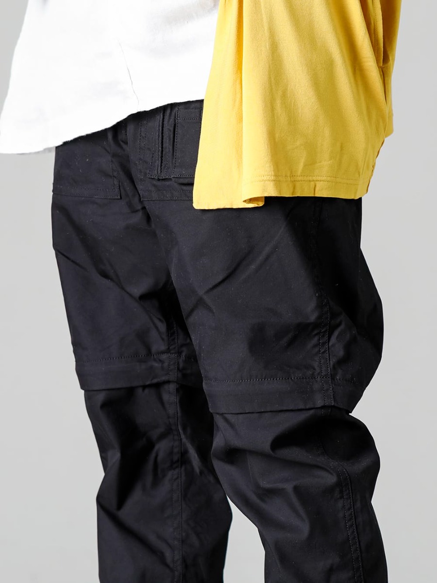 RIPVANWINKLE 2023SS Short pants style to enjoy with modern jersey leggings - RW-509-Black - Parachute Pants Black 3-002