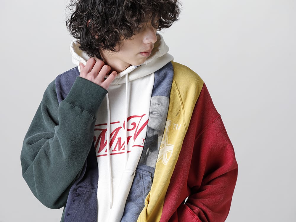 Maison MIHARAYASUHIRO - メゾン ミハラヤスヒロ 2023SS 見出し2  - A10HD581-Multi - バーティカルスウィッチングフーディ Multi 2-002