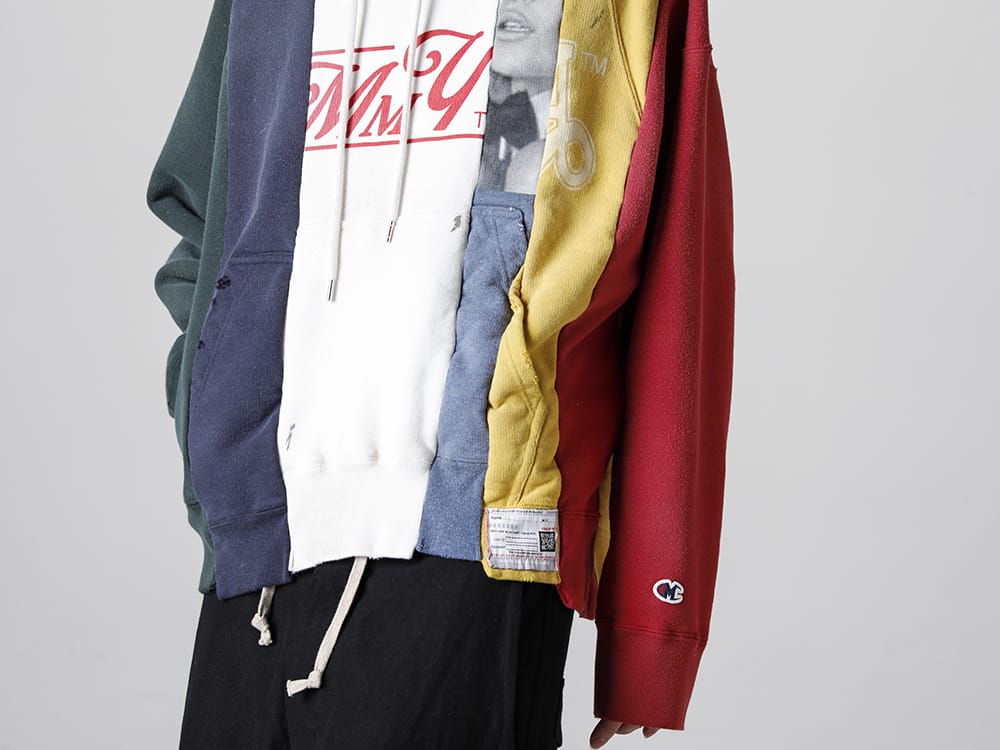 Maison MIHARAYASUHIRO - メゾン ミハラヤスヒロ 2023SS 見出し2  - A10HD581-Multi - バーティカルスウィッチングフーディ Multi 2-003