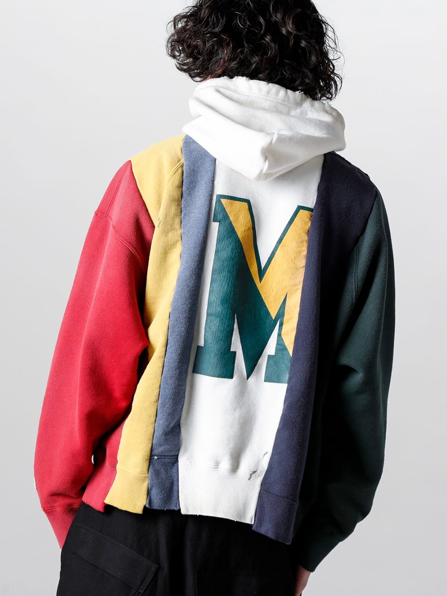 Maison MIHARAYASUHIRO - メゾン ミハラヤスヒロ 2023SS 見出し2  - A10HD581-Multi - バーティカルスウィッチングフーディ Multi 2-004