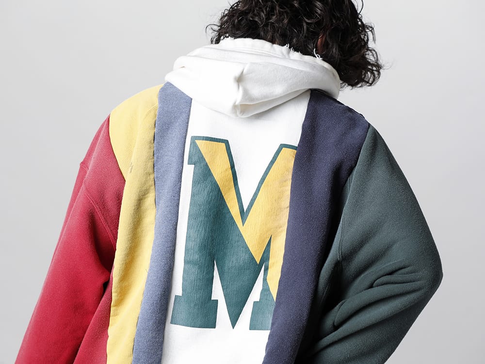 Maison MIHARAYASUHIRO - メゾン ミハラヤスヒロ 2023SS 見出し2  - A10HD581-Multi - バーティカルスウィッチングフーディ Multi 2-005