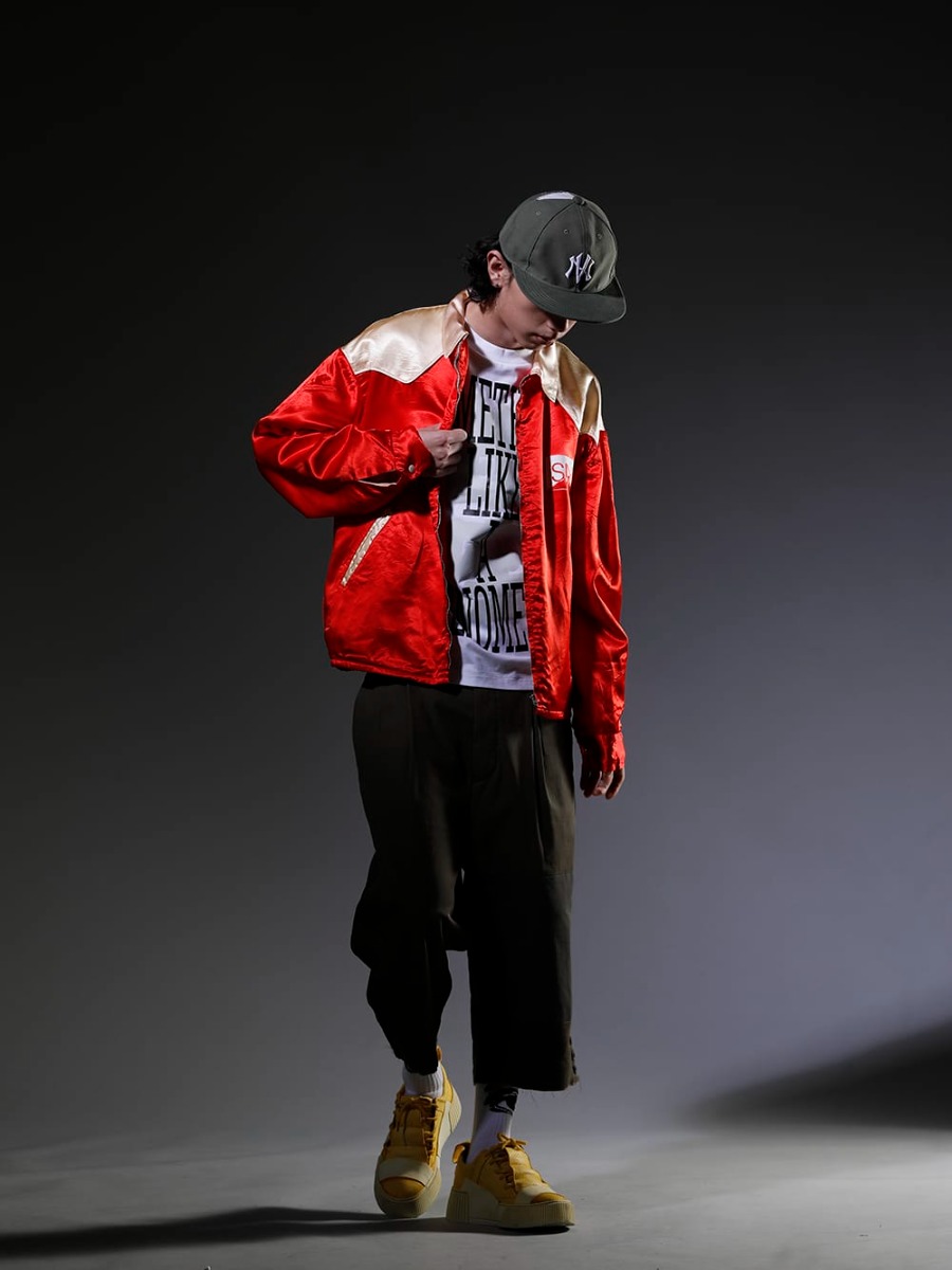 セントマイケル / フェノメノン / ニュークリア / ザ ヴィリディアン / ボリス ビジャン サベリ 2023SS - 複数のカラーを組み込んだカジュアルスタイル - SM-S23-0000-070(ウエスタン シャツジャケット) ILLCS22A-028-white(SOMETHING LIKE A PHENOMENON 銀座 Tシャツ ホワイト) NV_002-Vintage-Green(NVロゴ フロント アーミーコットンキャップ ヴィンテージグリーン) VI-3569-04-Dark-olive(フラグメント クロップド トラウザー ダーク オリーブ) SM-S23-0000-100(EYE ソックス ホワイト)  BAMBA2.1-PERFORATED-LEATHER-WHITE-SOLE(バンバ2.1 パーフォレイティド レザー / ホワイトソール) - 1-005