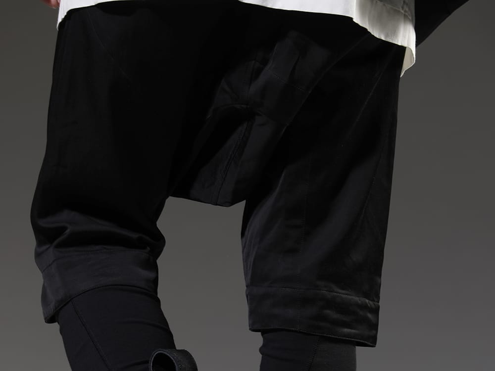 ユリウス 2023SS 見出し3 - 817PAM11(キュプラ/コットン/リネン サテン サルエルショーツ) - 3-005