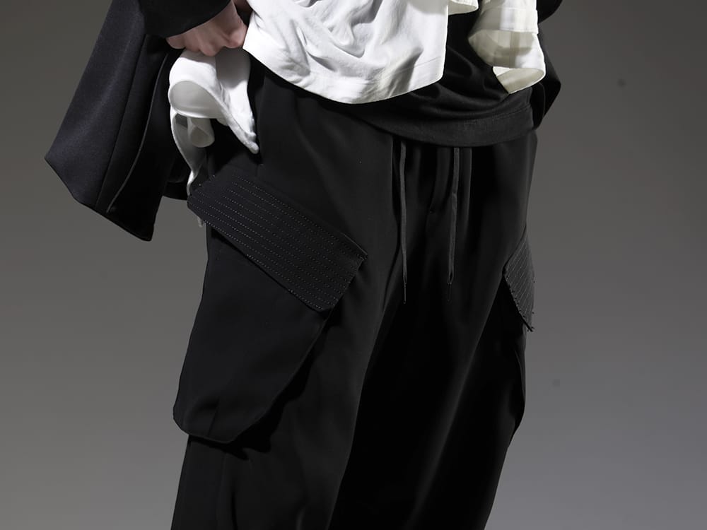 JULIUS 23SS Cargo pants are a staple of men's fashion - PTI-SPCM M-47 Cargo Pants Matte Polyester 3-004