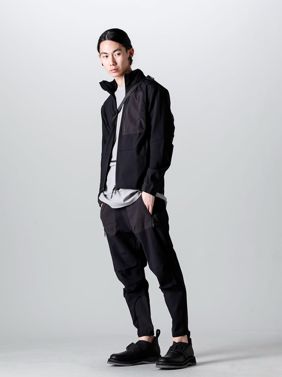 RIPVANWINKLE 2023SS Selects the new light sarouel jersey - RW-503-Black - Stand Hoodie Jacket Black - RW-511-Black - light sarouel jersey Black - RW-520 - Tactical Derby Gore  4-001