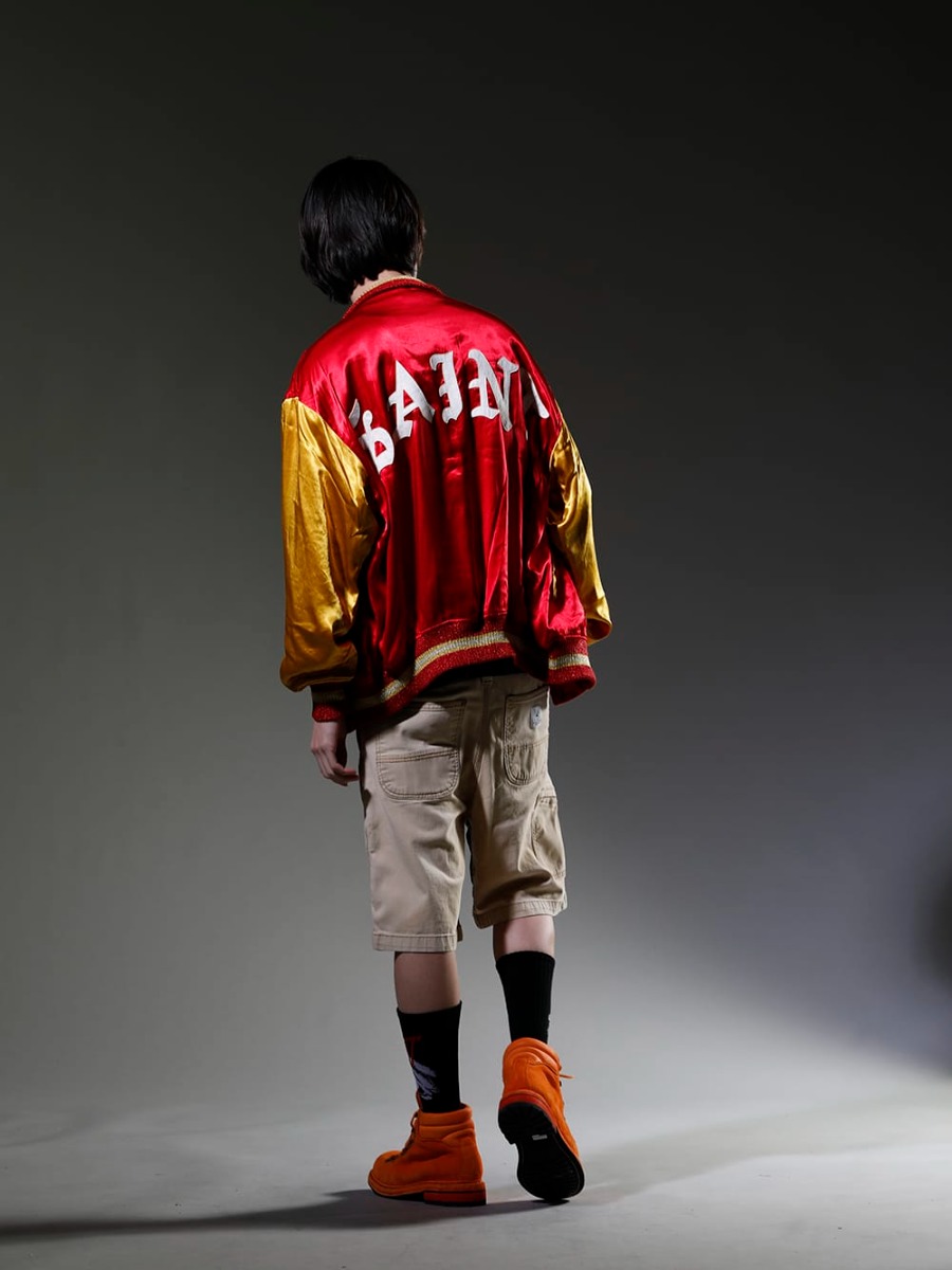 SAINT M×××××× 2023 SS Spring Varsity Jacket Styling - FASCINATE BLOG