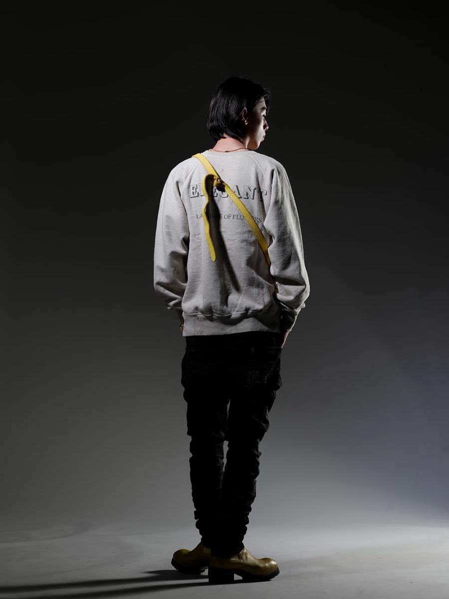 SAINT MICHAEL / BORIS BIDJAN SABERI / GUIDI / TAKAHIROMIYASHITATheSoloist. 2023SS - Yellow color inserted into monotone style - SM-S23-0000-042(Rose Sweat shirt) BV06-CO84T(Small Crossy Body bag Soft Horse Full Grain Leather CO84T) sa.0038SS23-Gold(sa.ball chain necklace. -S- regular Gold) sa.0037SS23-Gold(bone shaped carabiner bracelet.-L- Gold) sa.0036SS23-Gold(bone shaped carabiner bracelet.-S- Gold) P13-TF-F1603K-BLACK-DENIM(P13. TF F1603K BLACK DENIM) PL06V-CO81T(Side Goa Ankle Boots Vibram Sole-Horse Full Grain Leather-CO81T) - 1-004
