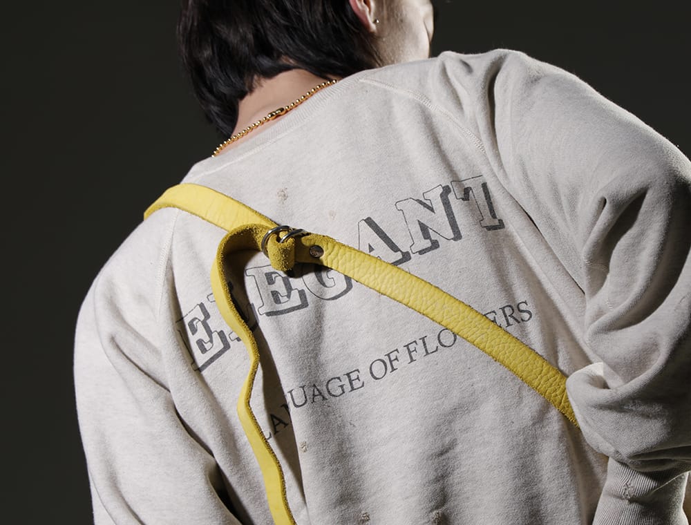 SAINT MICHAEL 2023SS This sweatshirt features plant pattern that has become a classic series - SM-S23-0000-042(Rose Sweat shirt) - 2-005