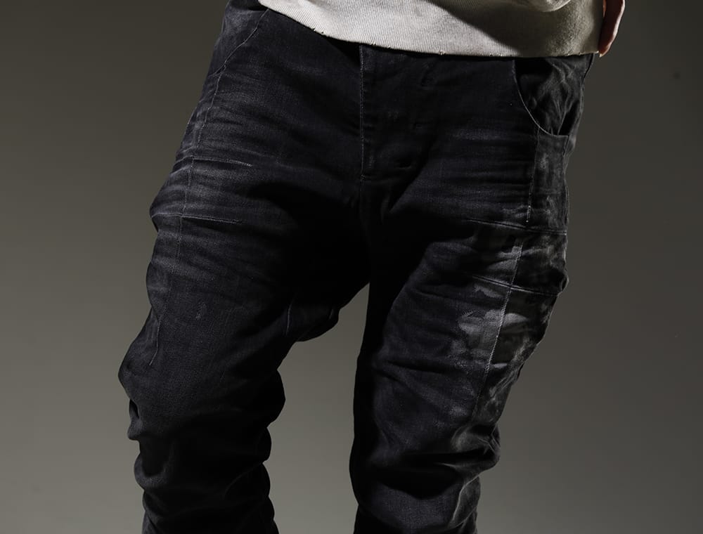 BORIS BIDJAN SABERI / GUIDI 2023SS Popular three-dimensional slim denim, which has been developed as standard item - P13-TF-F1603K-BLACK-DENIM(P13. TF F1603K BLACK DENIM) - 3-004