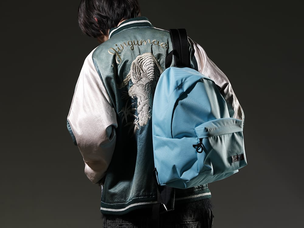 メゾン ミハラヤスヒロ / セントマイケル 2023SS 加工によって雰囲気を漂わせるスカジャン - J10BL051-Green(クラシックフェードスカジャン Green) SM-S23-0000-079(バックパック バッグ (M) ブルー) - 2-003