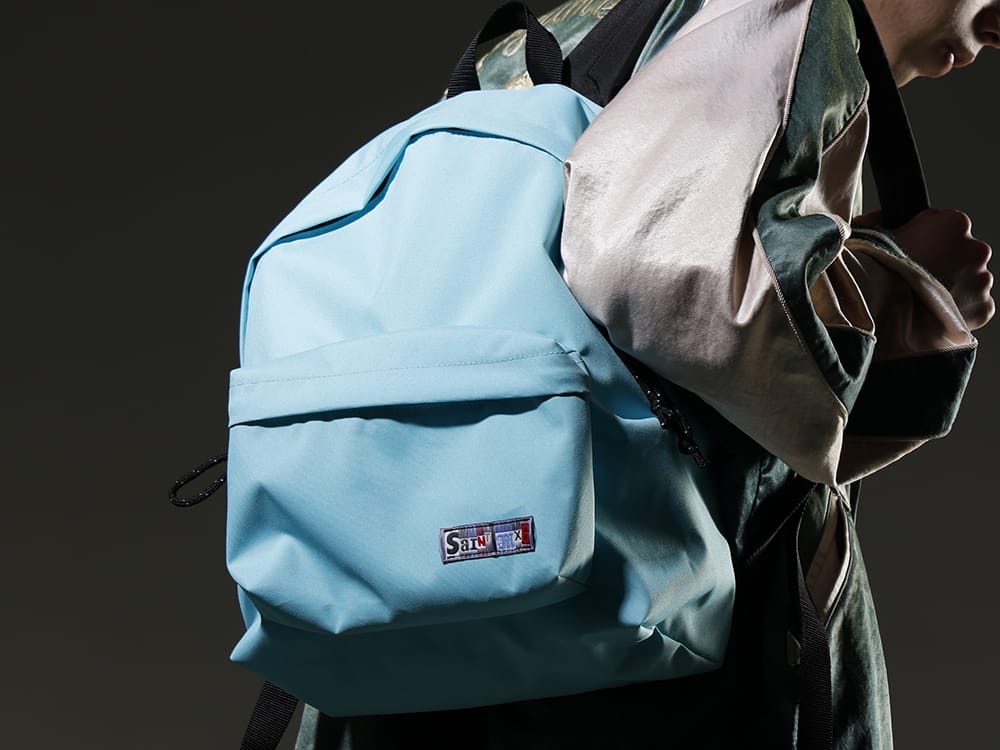 マイケル 2023SS 加工によって雰囲気を漂わせるスカジャン - SM-S23-0000-079(バックパック バッグ (M) ブルー) - 2-008