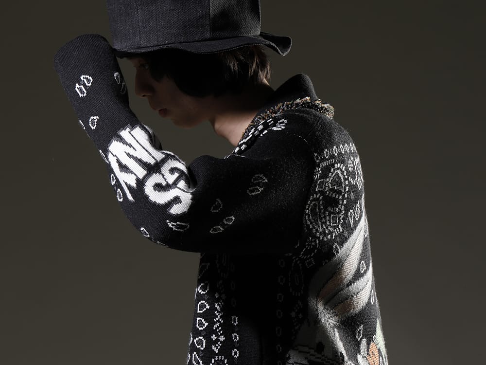 アラヌイ 2023SS ブランドならではの最高級生地で作り上げたカーディガン - LMHS23-047(ルーニー・テューンズ × アラヌイ バッグス・バニー バンダナカーディガン) - 2-006