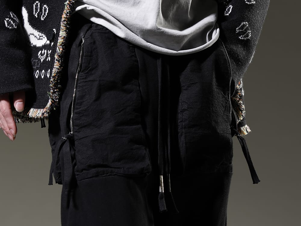 ボリス ビジャン サベリ 2023SS ブラックカラーですっきりとしたシルエットにまとめた下半身 - 124-P18.1(P18.1 F0409C) - 3-004