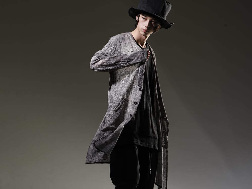 nude:masahiko maruyama 2023SS ink jet print coat styling