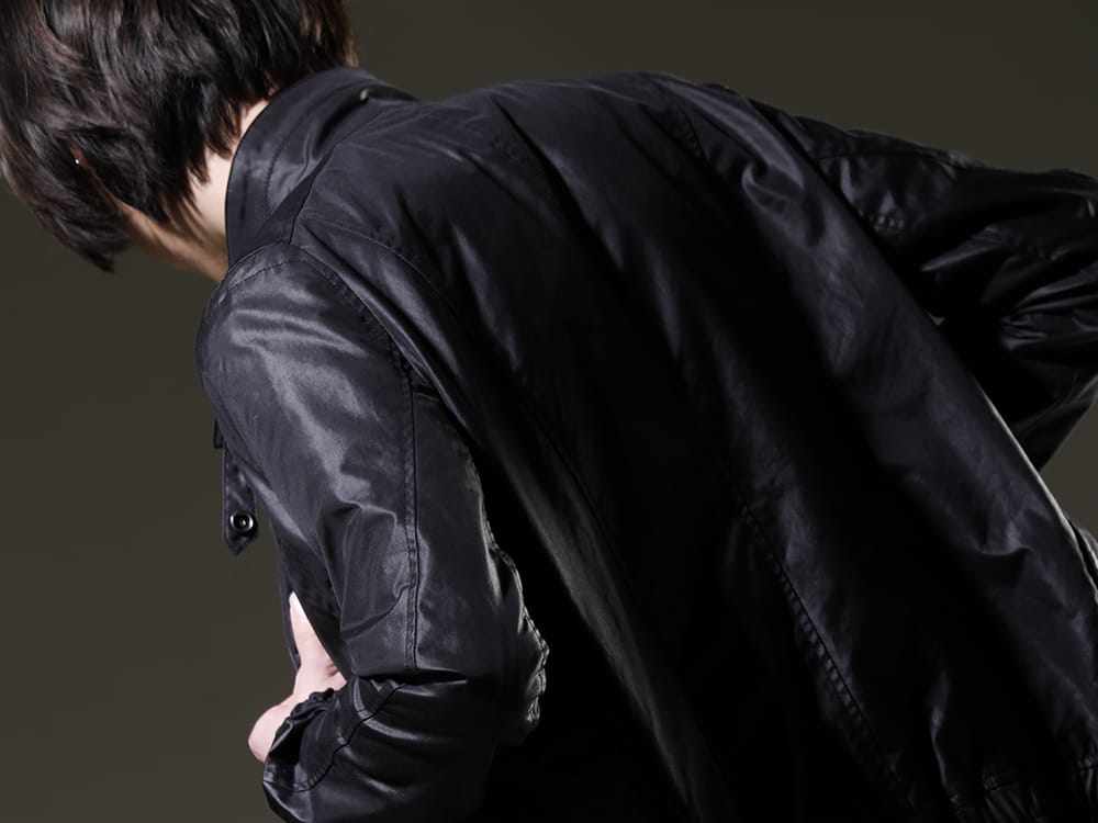 JULIUS 2023SS A cotton polyester fabric with a dull luster - 797BLM7(Cargo Blouson Polyester Cotton Cloth) - 2-008