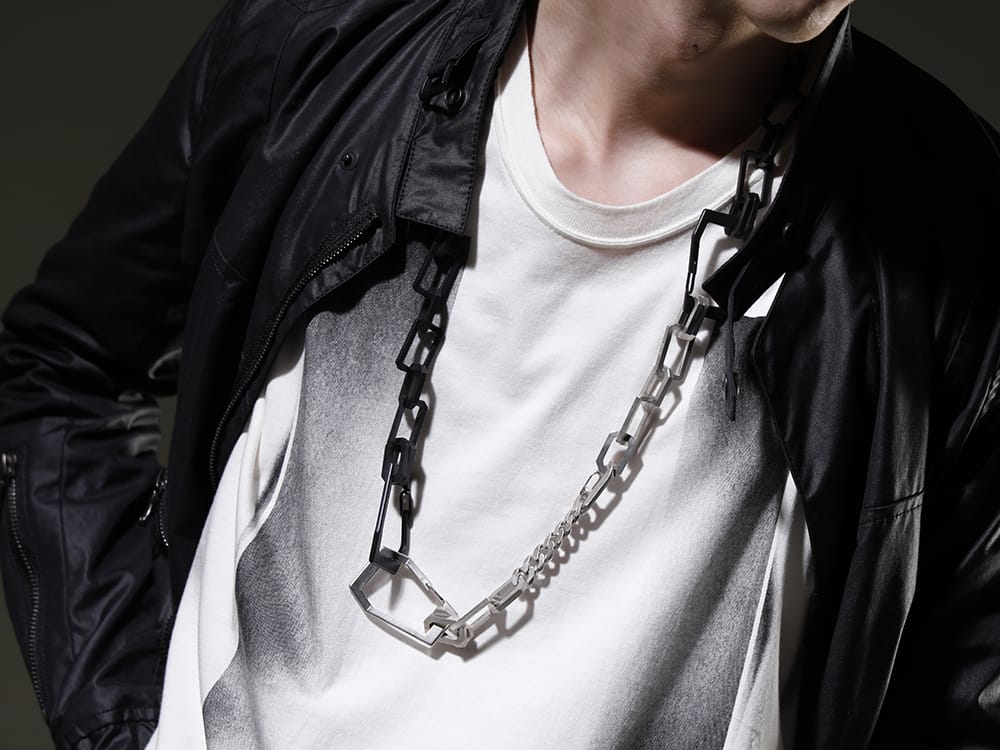 ユリウス 2023SS - 見出し1 - 817ACU15-black(チェーンネックレス ブラック) 817ACU16-silver(チェーンブレスレット シルバー) - 2-009