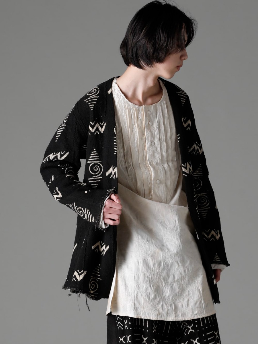 OLUBIYI THOMAS（オルヴィ・トーマス） 23SS(春夏) キモノバックカーディガン #2 3-003