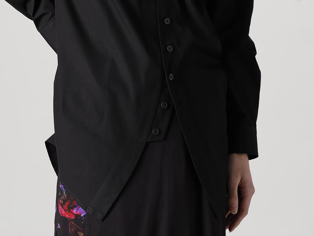 グラウンドワイ 2023SS - Ground Y(グラウンドワイ) 2023SSコレクション デリバリー第二弾が到着！只今より店頭・通販共に販売開始！ - GA-B25-001-Black(100/2 コットンブロード ナポレオンシャツ Black) GA-B25-001-White(100/2 コットンブロード ナポレオンシャツ ホワイト) GI-T10-040(左肩開き バルーンTシャツ) GI-P01-213(プレスフラワー レーヨン フロントフレアパンツ) - 1-001