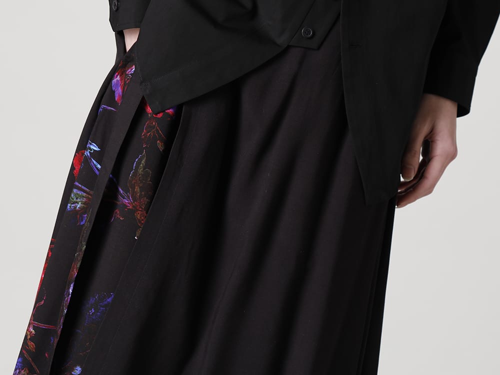 グラウンドワイ 2023SS - Ground Y(グラウンドワイ) 2023SSコレクション デリバリー第二弾が到着！只今より店頭・通販共に販売開始！ - GA-B25-001-Black(100/2 コットンブロード ナポレオンシャツ Black) GA-B25-001-White(100/2 コットンブロード ナポレオンシャツ ホワイト) GI-T10-040(左肩開き バルーンTシャツ) GI-P01-213(プレスフラワー レーヨン フロントフレアパンツ) - 1-001