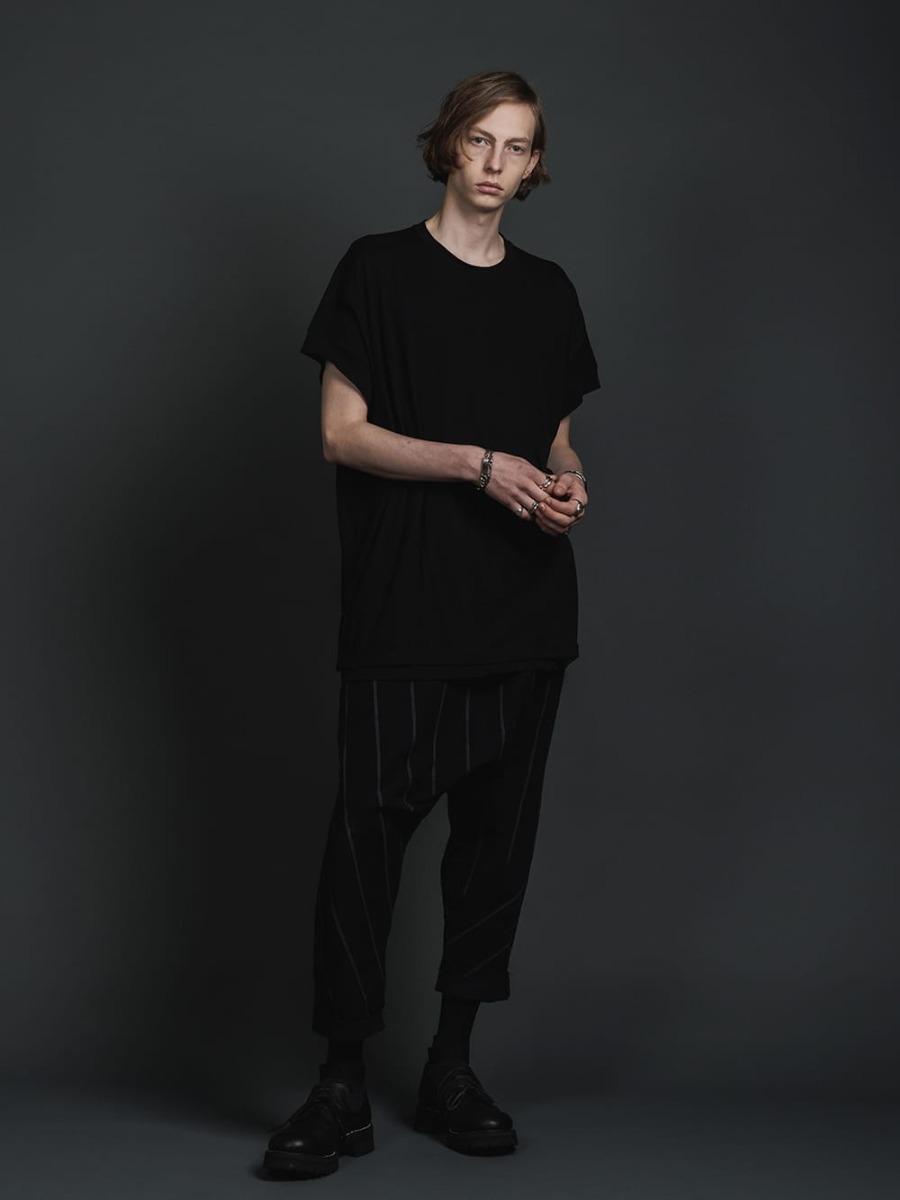 The Viridi-anne - ザ ヴィリジアン 2023SS ダブルレイヤード半袖Tシャツ 5-001