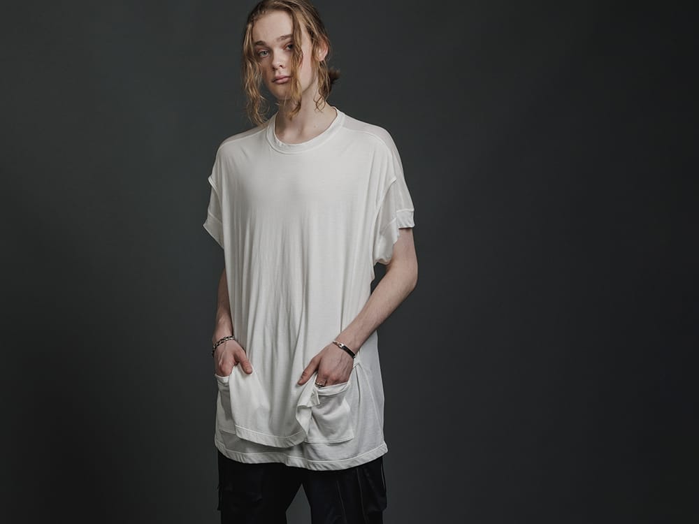 The Viridi-anne - ザ ヴィリジアン 2023SS ダブルレイヤード半袖Tシャツ 5-002