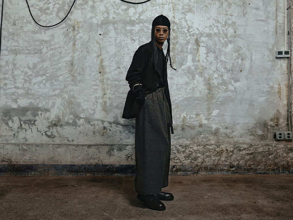 RIGARDS 23 Spring Summer Collection 無機質なクリップオンフレームと荒々しさを感じるメインフレームデザインが魅力のVintage Gray  - 写っている商品の品番と商品名2-1 - 写っている商品の品番と商品名2-2 - 写っている商品の品番と商品名2-3 2-002