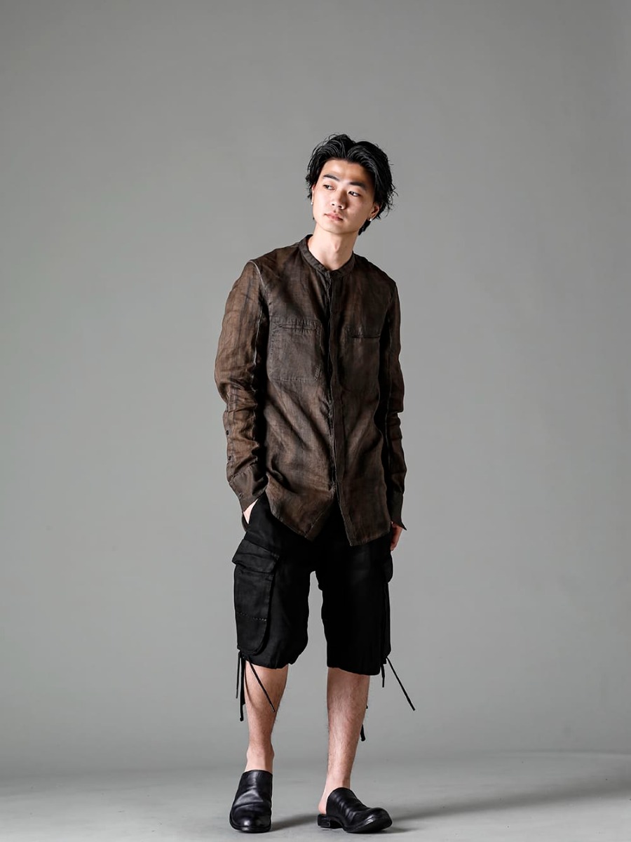 masnada(マスナダ) 23SS(春夏) M3058ドローストリングヘムバミューダ 3-001