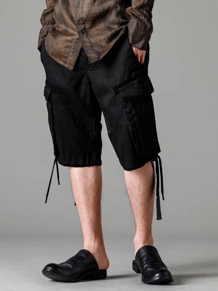 masnada(マスナダ) 23SS(春夏) M3058ドローストリングヘムバミューダ 3-002