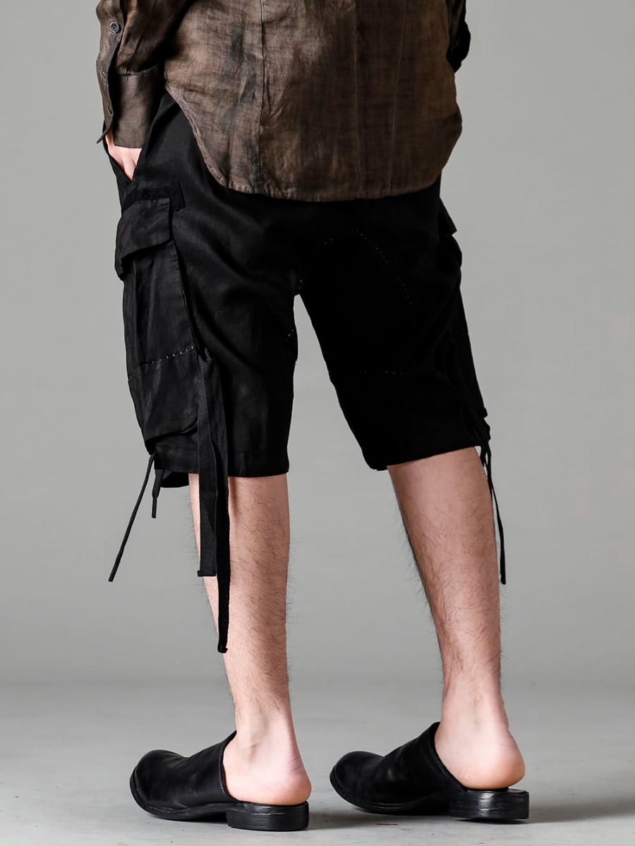 masnada(マスナダ) 23SS(春夏) M3058ドローストリングヘムバミューダ 3-003