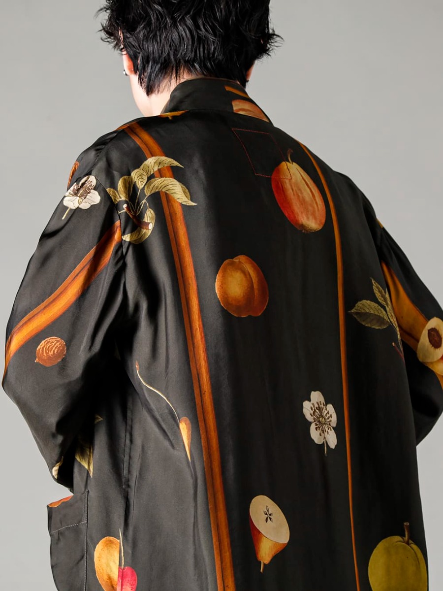 UMA WANG(ユマ ワン) 23SS(春夏) UM8506-Dark Green コリーコート UM1503 ボタンアップ シャツ UM3507-Black パジャマ パンツ  2-003