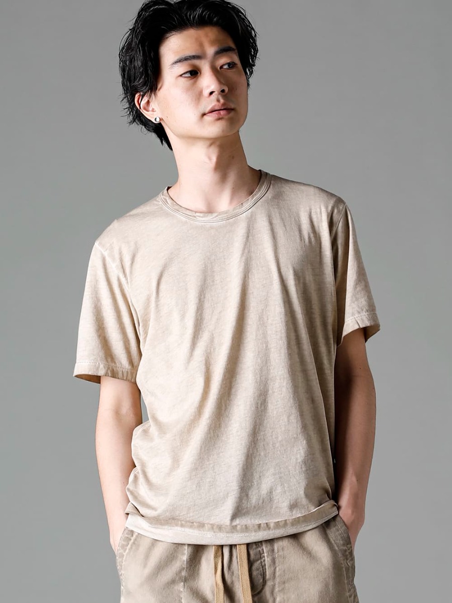 UMA WANG(ユマ ワン) 23SS(春夏) UM1552-Tan ジョセフ トップ タン UM1552-Army Green ジョセフ トップ アーミーグリーン 5-001